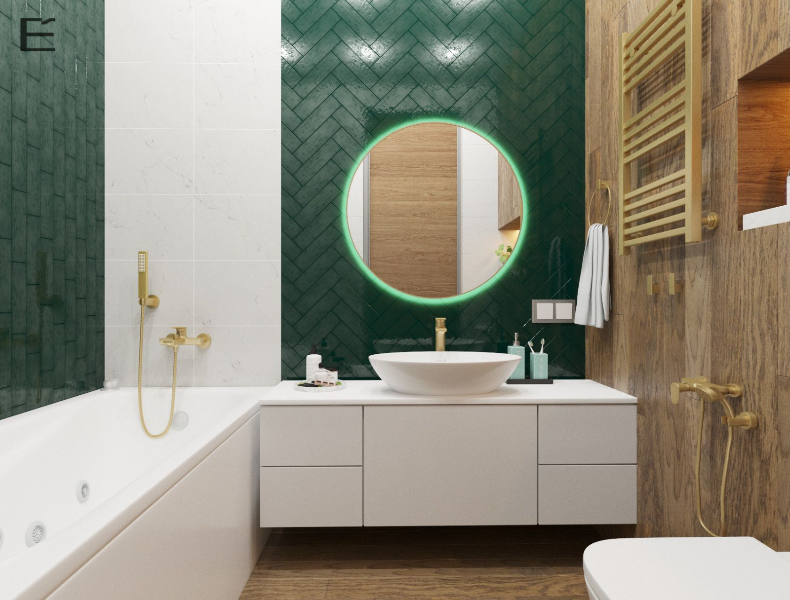 Современная квартира для молодожёнов