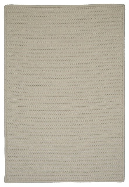 Simply Home Solid Rug, Lambswool, 2'x8'