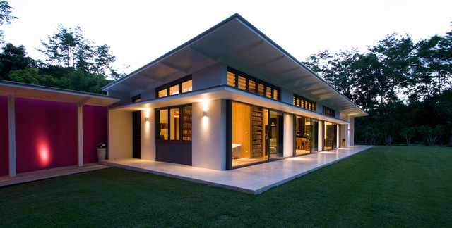 Possum Creek House trendy-hus-og-facade