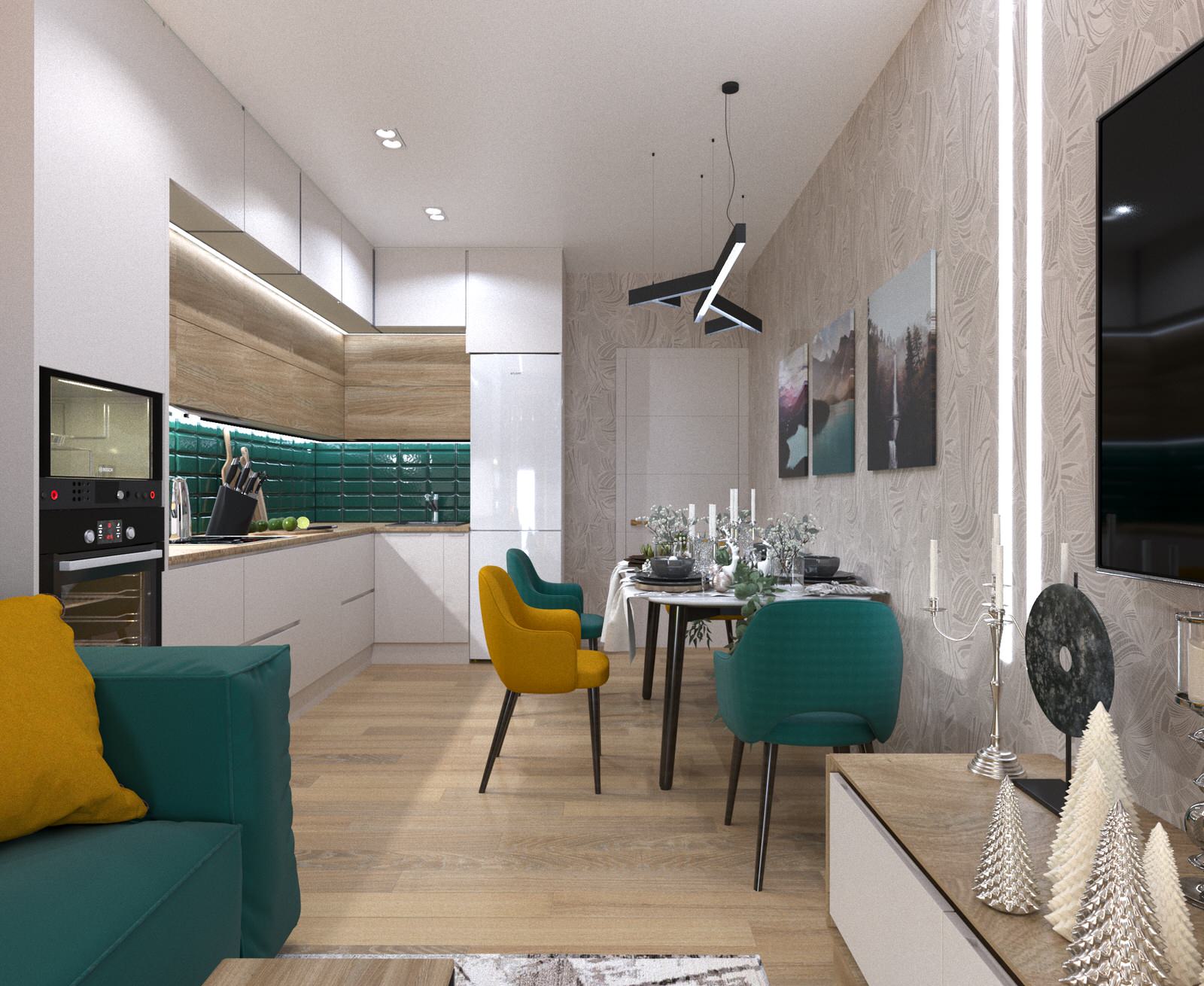 Двухкомнатная квартира