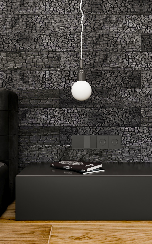 Визуализация двухуровневой квартиры в стиле лофт