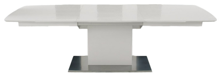 A&X Centro Modern Dining Table, White