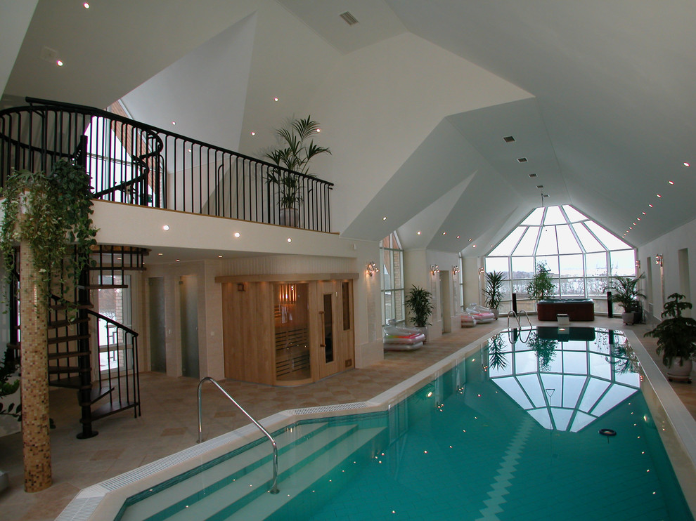 Дизайн интерьера частного бассейна