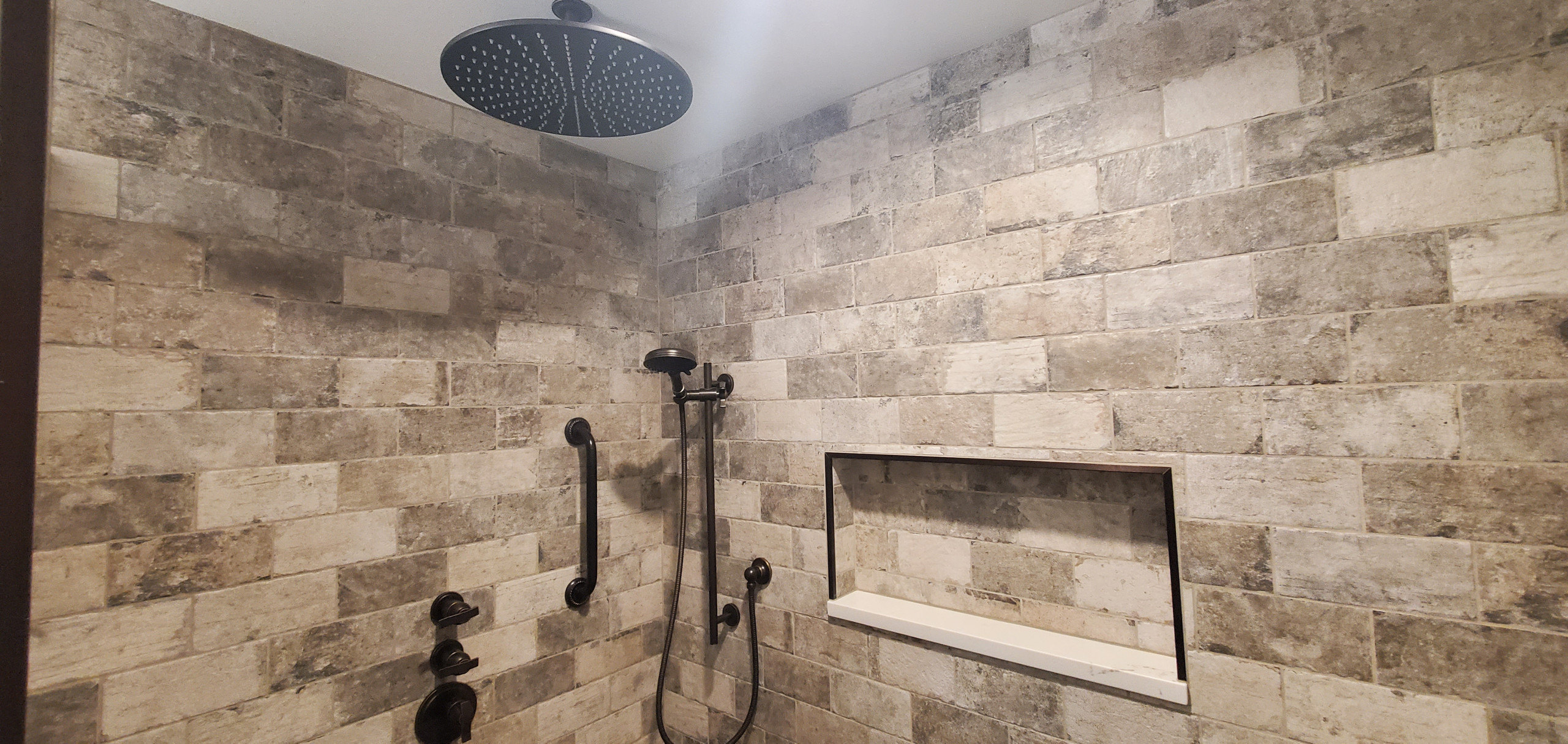 Custom shower finished