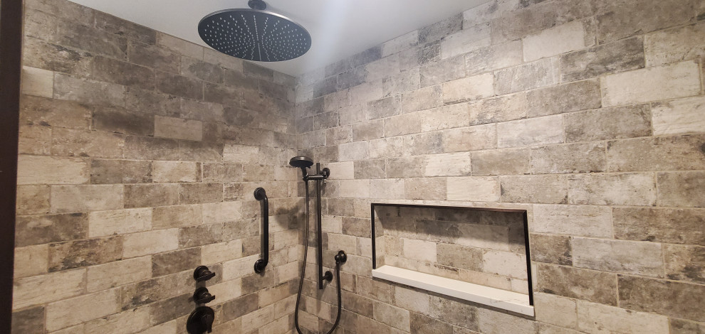 Custom shower finished