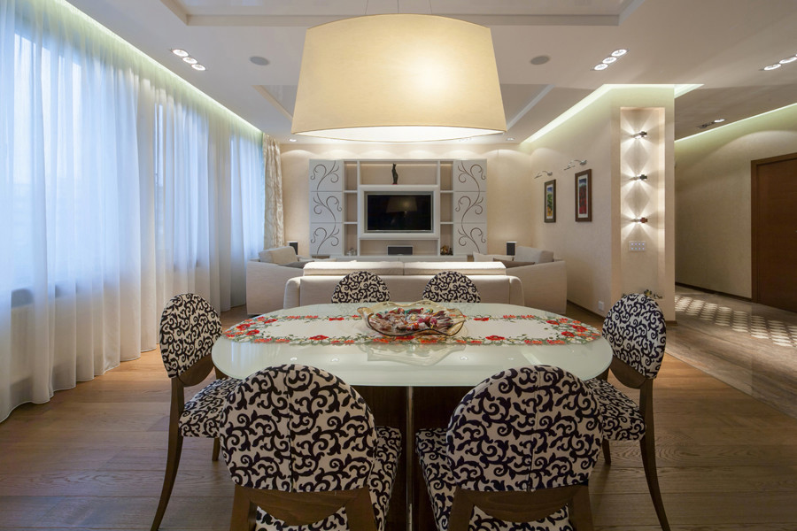 В мягких красках