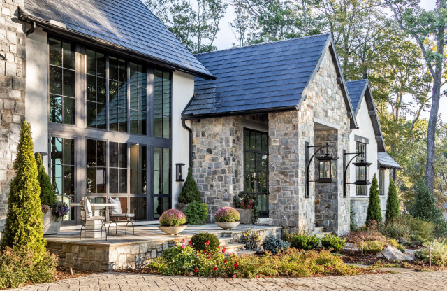 Split Rock french-country-facade