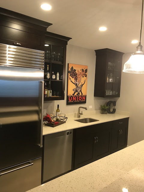 Inspiration for a transitional kitchen remodel in Chicago