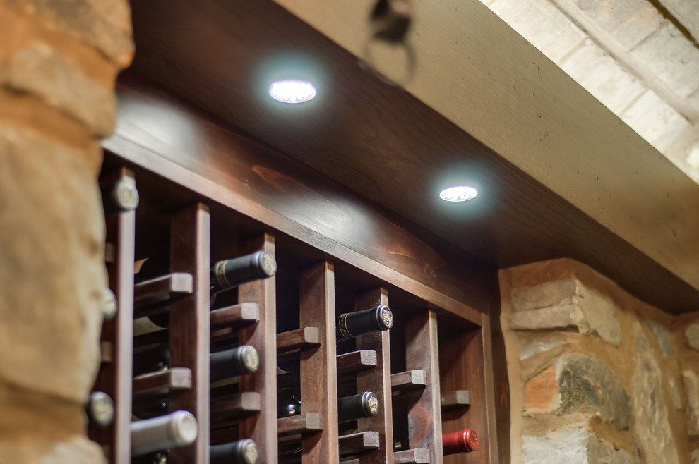 Closet converted into a Custom Wine Cellar