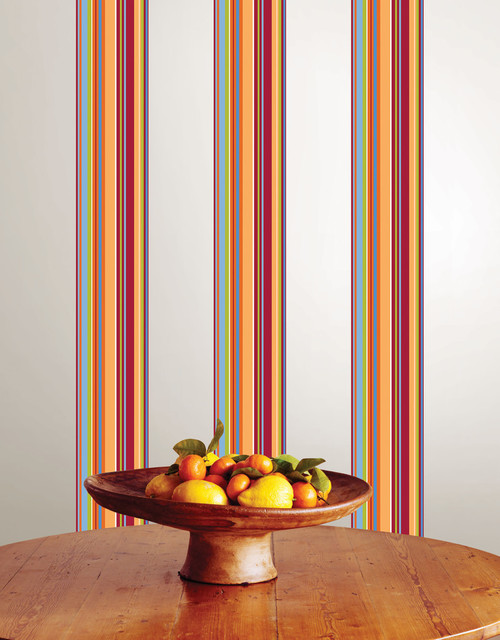 Ribbon Candy Red Stripes Set of Wall Decals Wall Decals by WallPops