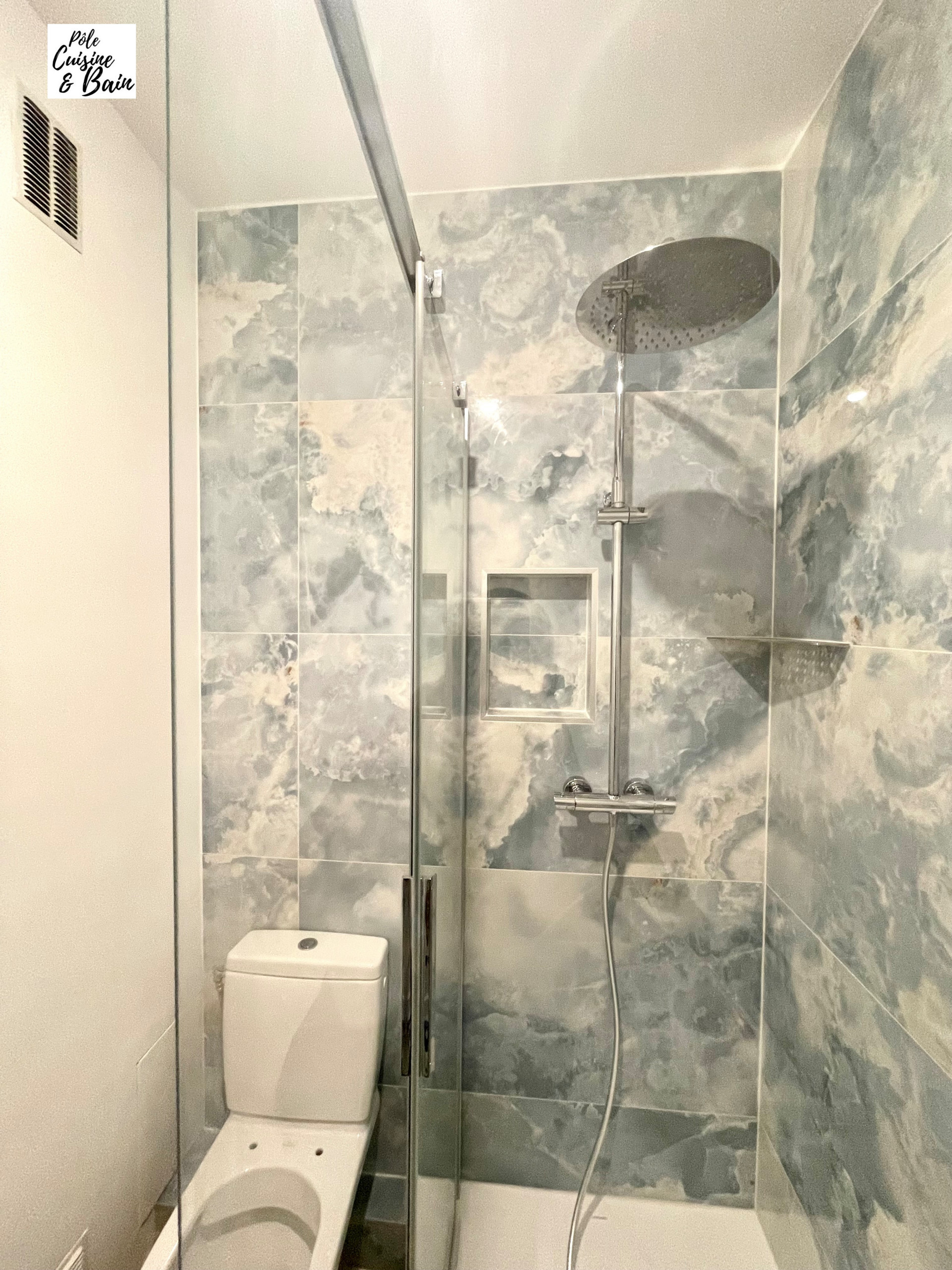Salle d'eau: rénovation complète des années 80 à aujourd'hui