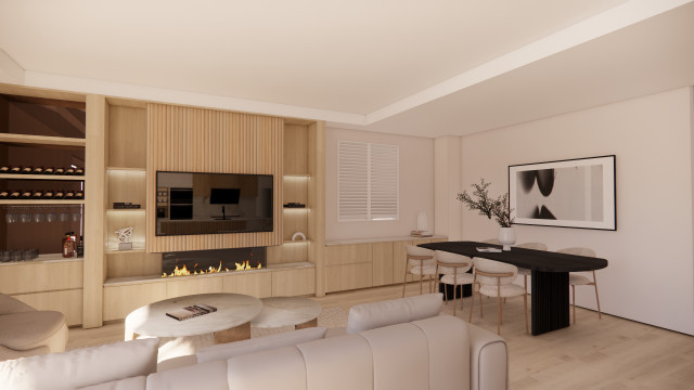 Wareemba - Under Construction trendy-dagligstue