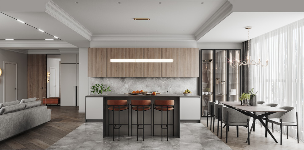 Кухня-гостиная