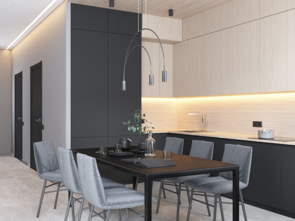 Аскетичный каркасный дом