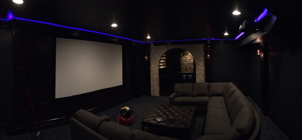 Photo of a country home theatre in DC Metro.