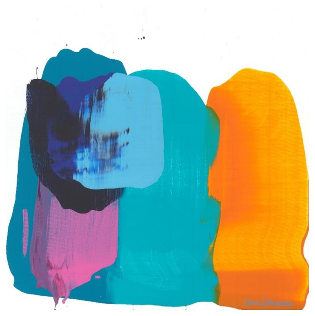 Giant Art 54x54 Love 06 Fine Art Giant Canvas Print in Pink