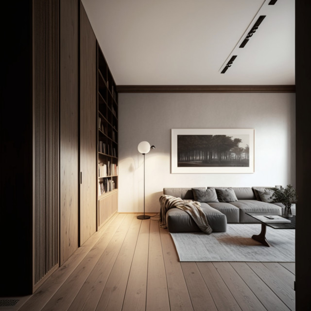 3D Skizzen moderne-salon