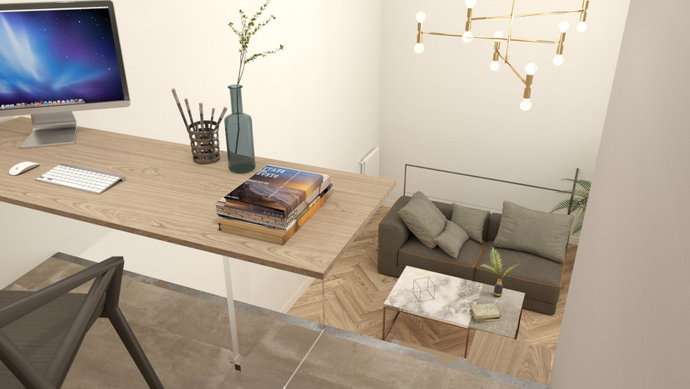 Projet (Option 1) - Mezzanine/espace bureau - Modélisation 3D