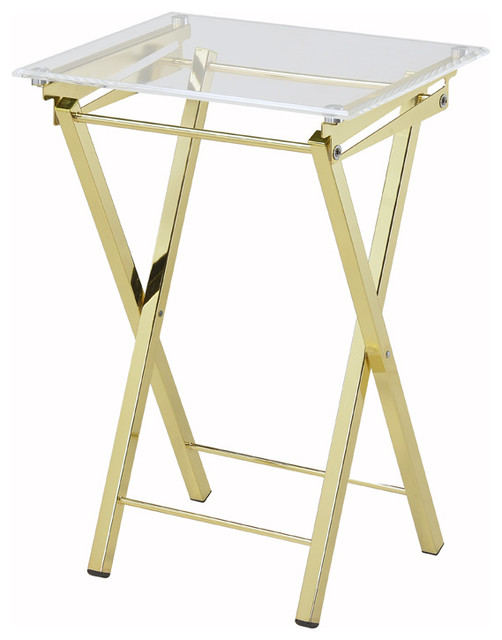 Mari Folding Tray Table Contemporary Tv Trays by Naples Grande