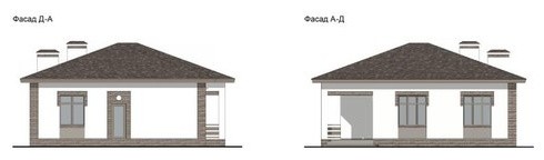 Проект дома №41-05 (S-площадь: 136,6 м.кв.)