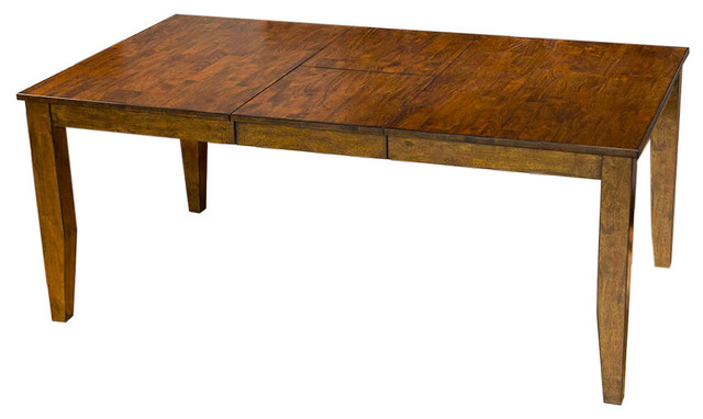 A-America Mason 72" Rectangular Leg Table, With Butterfly Leaf