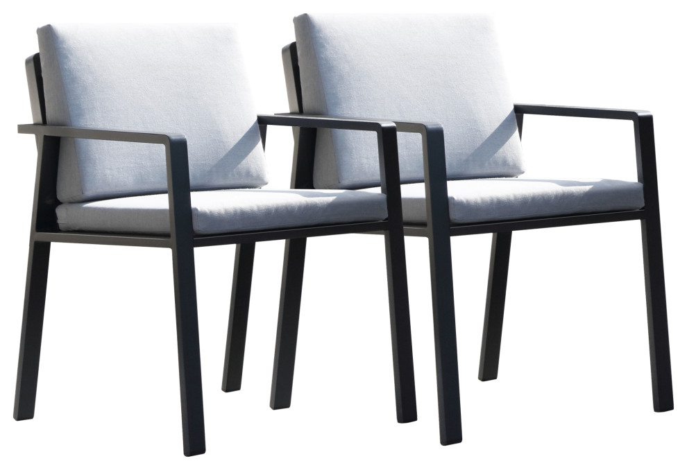 HIGOLD 6801 Nofi Dining Chair 2 pieces Transitional Outdoor Dining