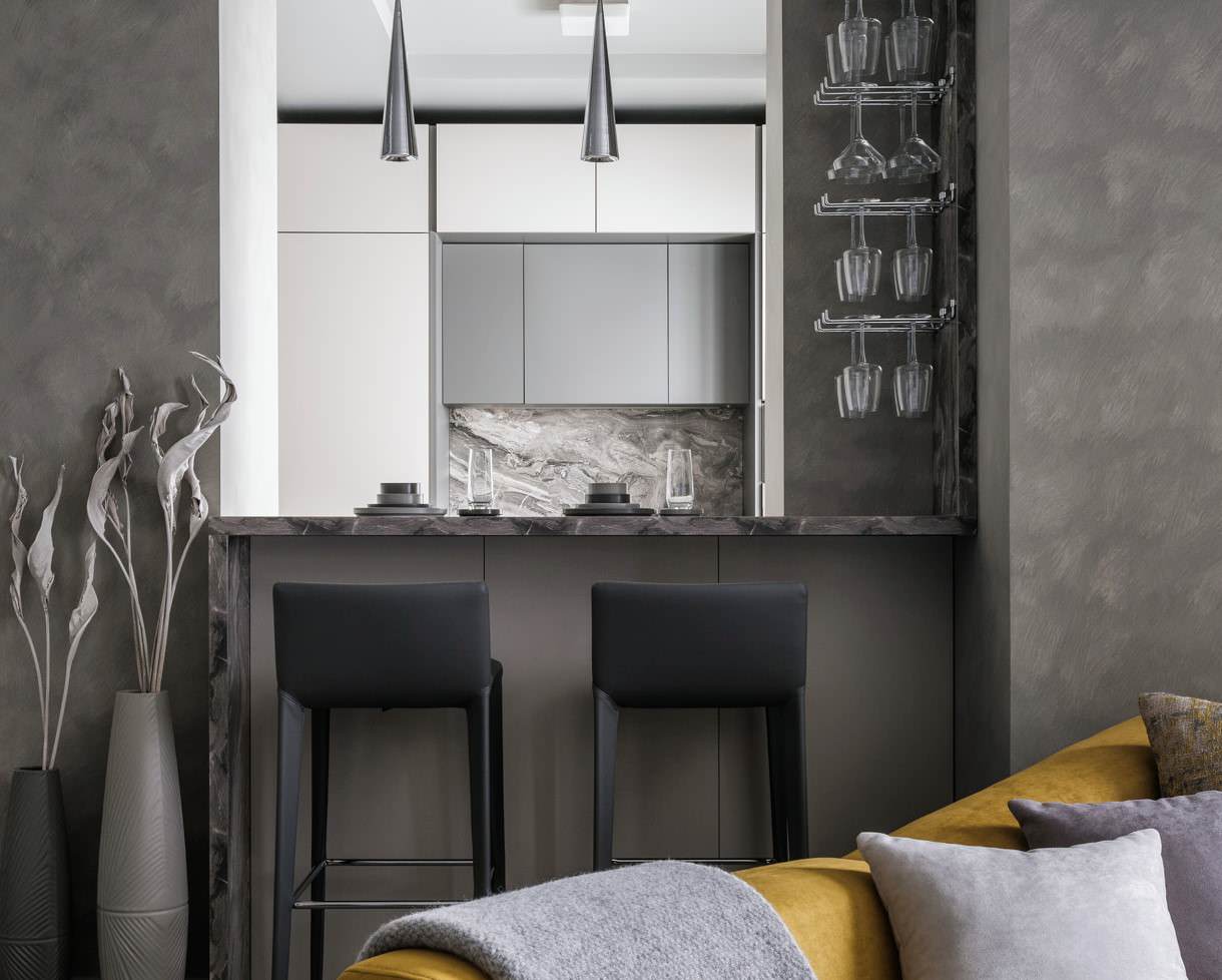 Квартира выходного дня в оттенках серого