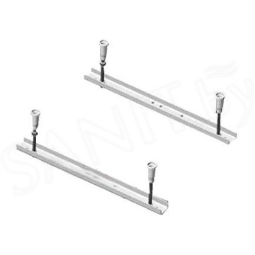 Комплект 4 в1 Serena Simple ванна акриловая 160*70 см, усиленные металлические н