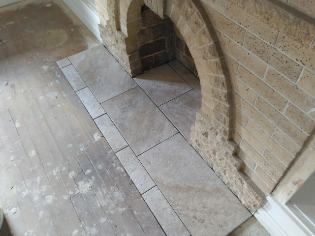 Tile Work mediterranean-family-room