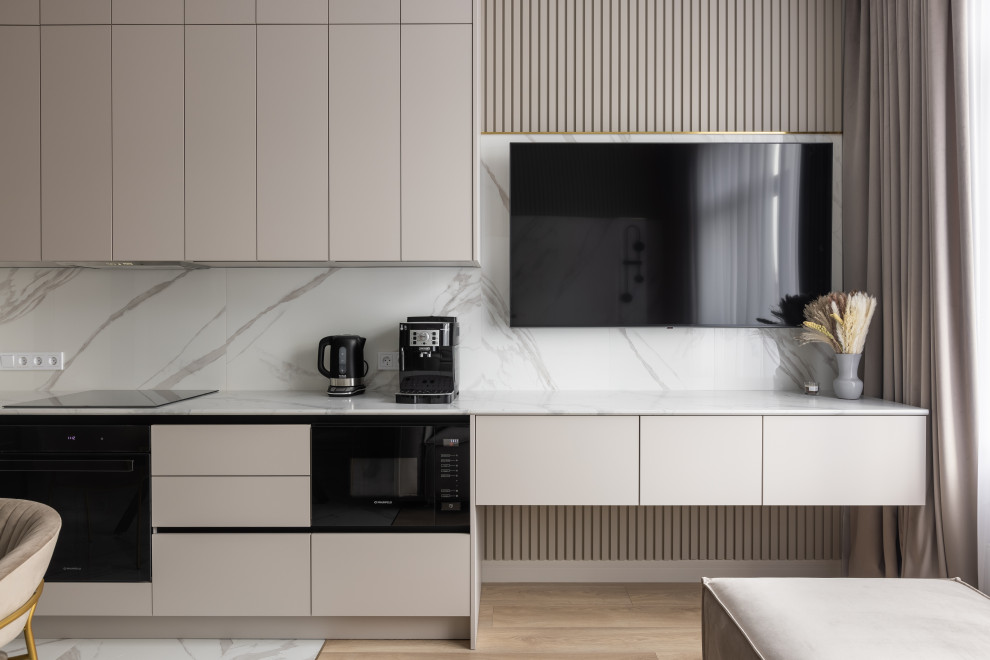 Светлая квартира в цвете кашемир