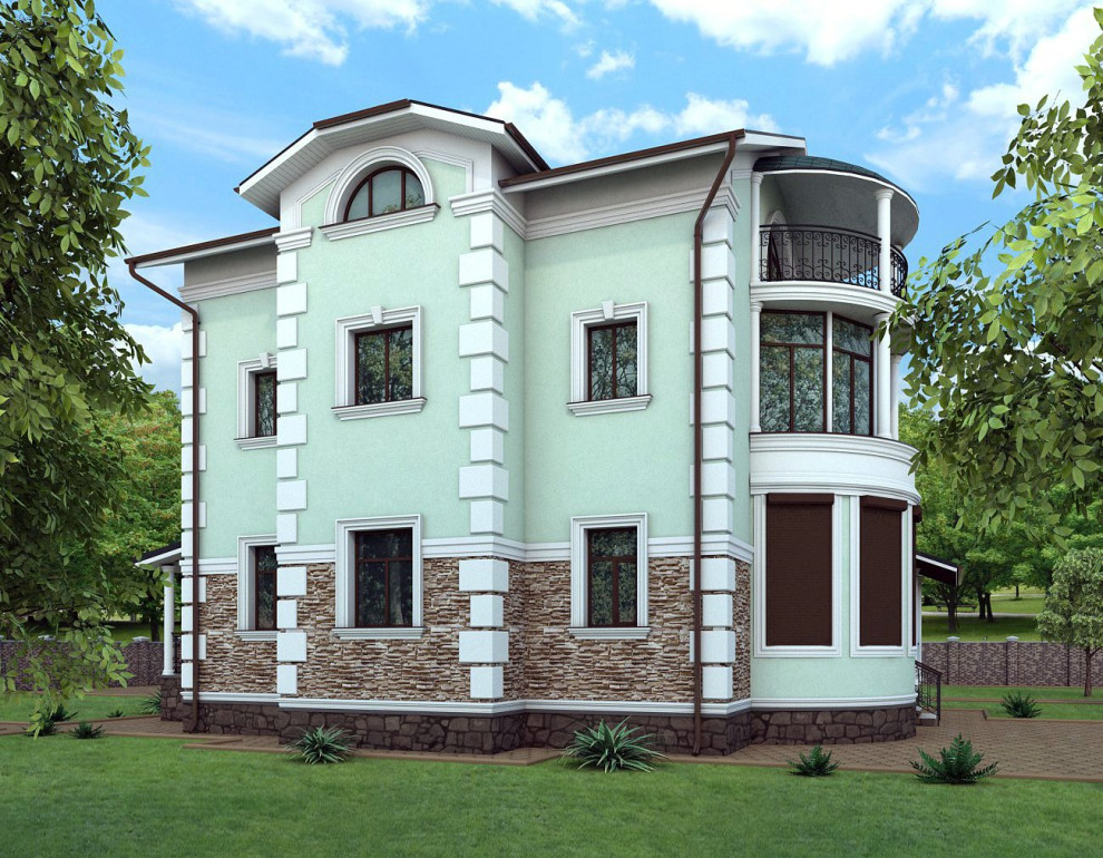 Визуализация фасада 3D