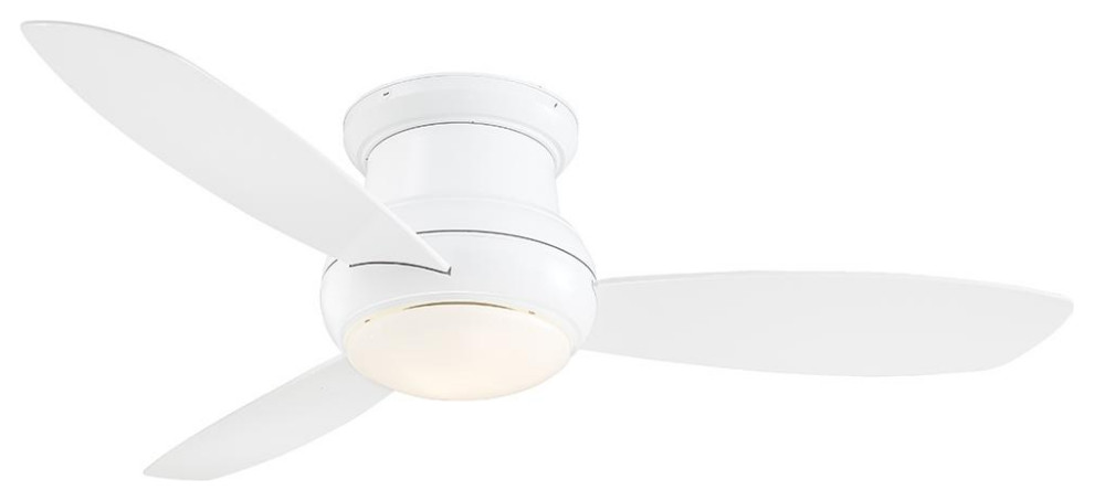Minka Aire Concept II 52 in. LED Indoor/Outdoor White Ceiling Fan
