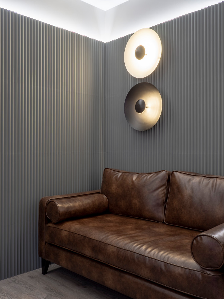 Серо-бежевый минимализм в ЖК Пушкин