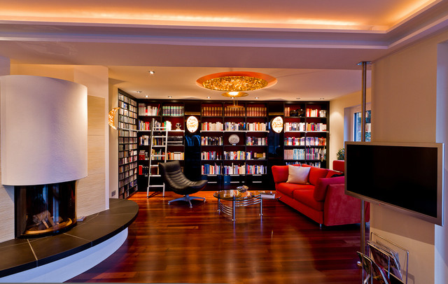 Wohnhaus 6 contemporary-living-room