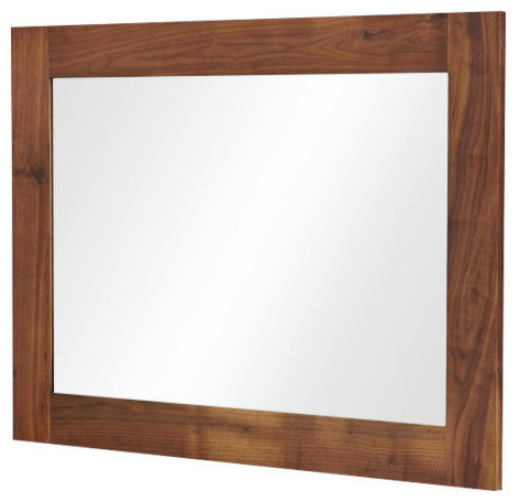 Mayan Solid Walnut Medium Mirror