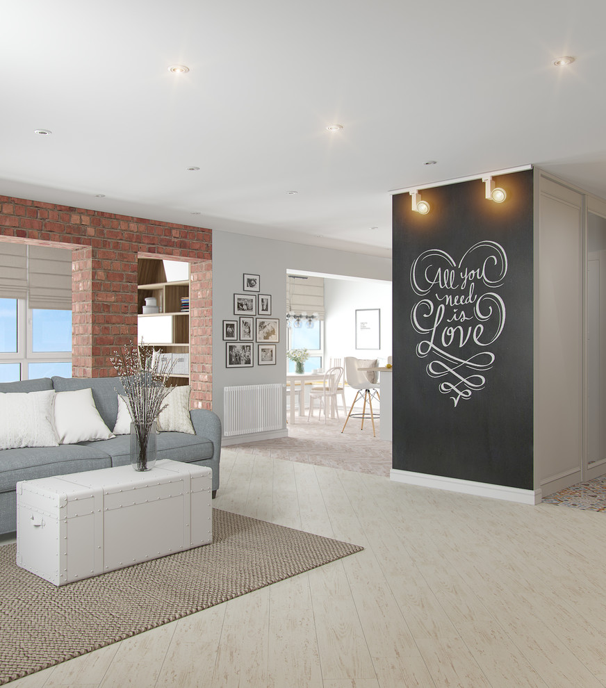 Квартира декоратора.Кухня-гостиная