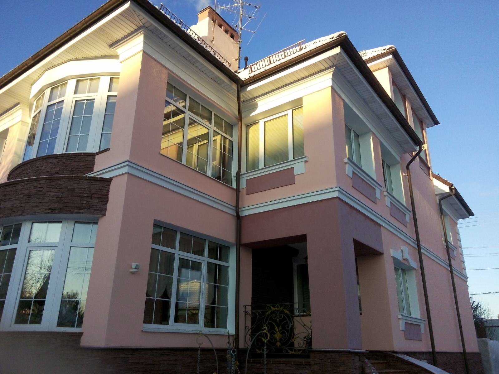 Фасадные работы, п. Токсово, Всеволожский р-н