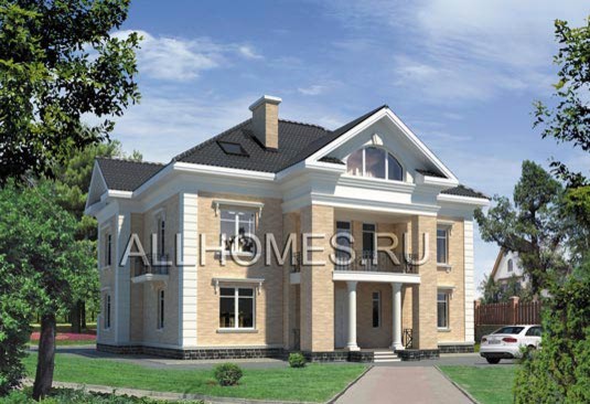 Проект кирпичного дома S-580-1K