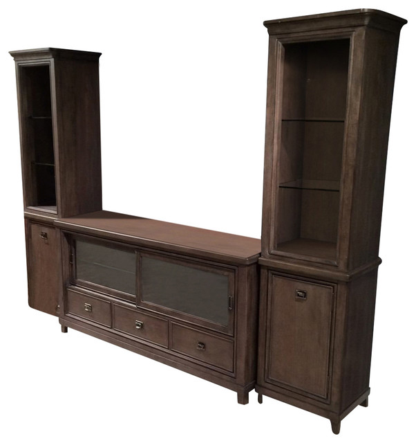 American Drew Park Studio Grand Entertainment Center, Light Oak