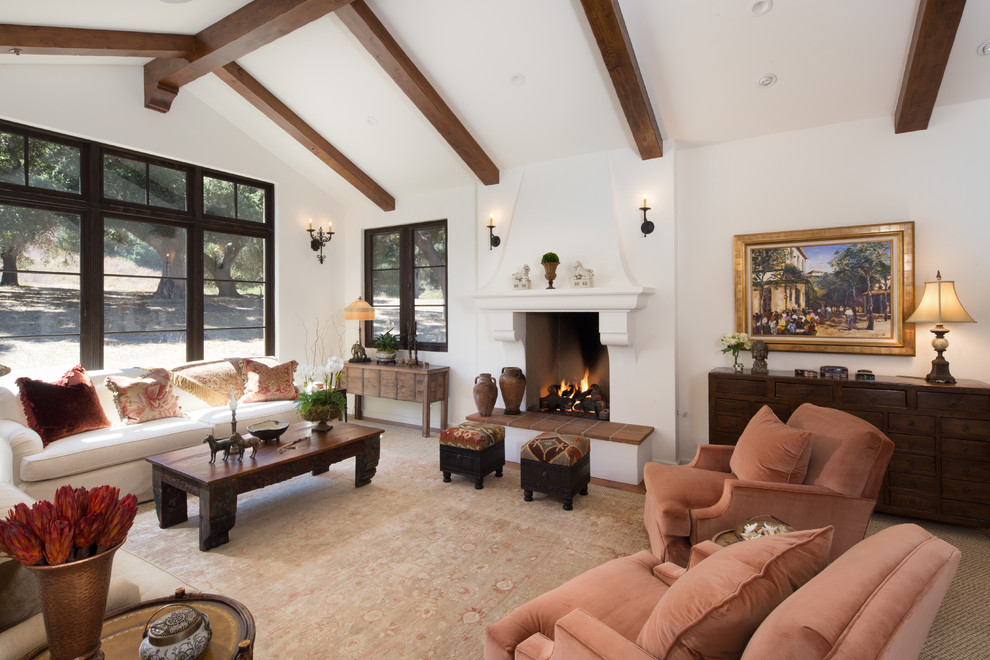 San Carlos - Mediterranean - Living Room - Santa Barbara - by Tom ...