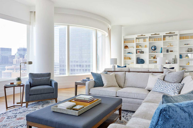 Cozy Book Lovers Respite contemporaneo-salon