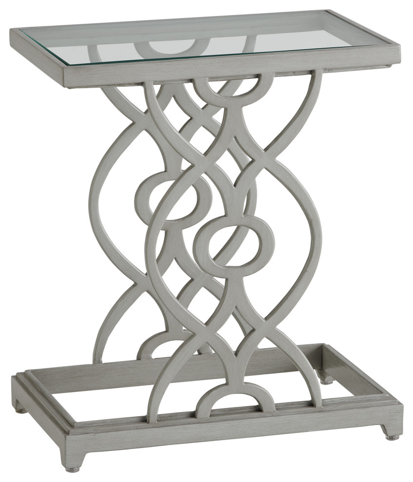 Rectangular Accent Table Mediterranean Outdoor Side Tables by