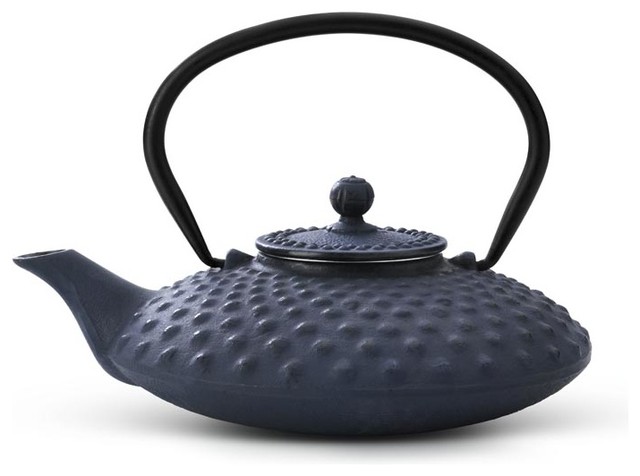 Cast Iron Tea Pot Kettle 24 oz Black