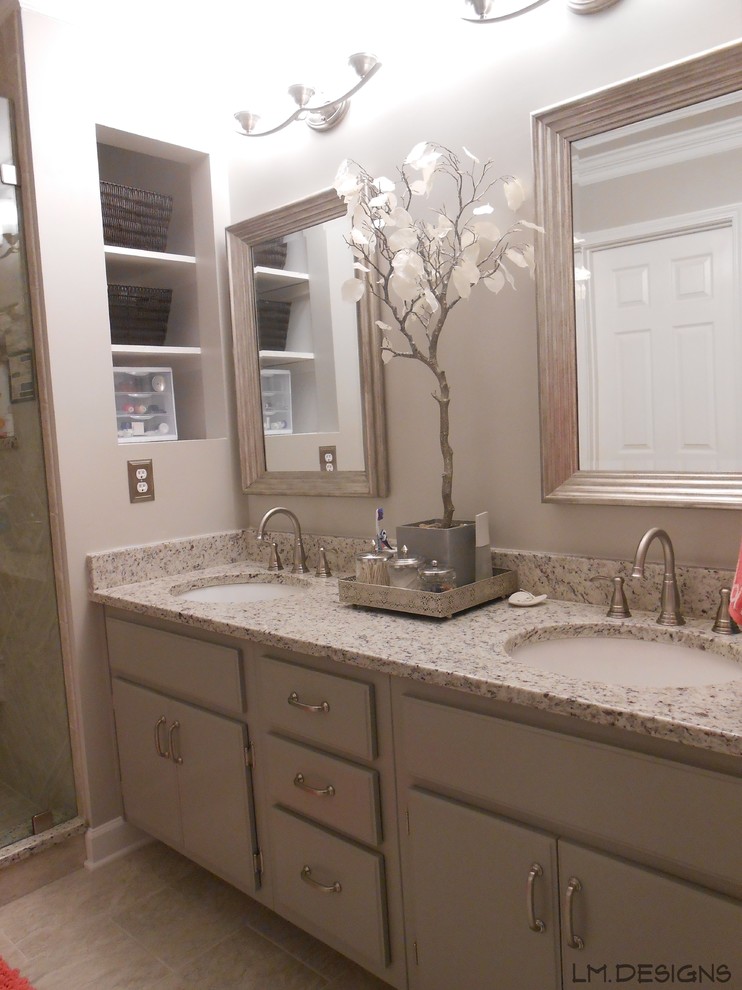 Greige Bathroom Transitional Bathroom Other by LM.DESIGNS