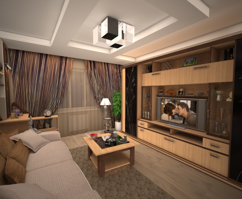 Спальня-гостиная для женщины