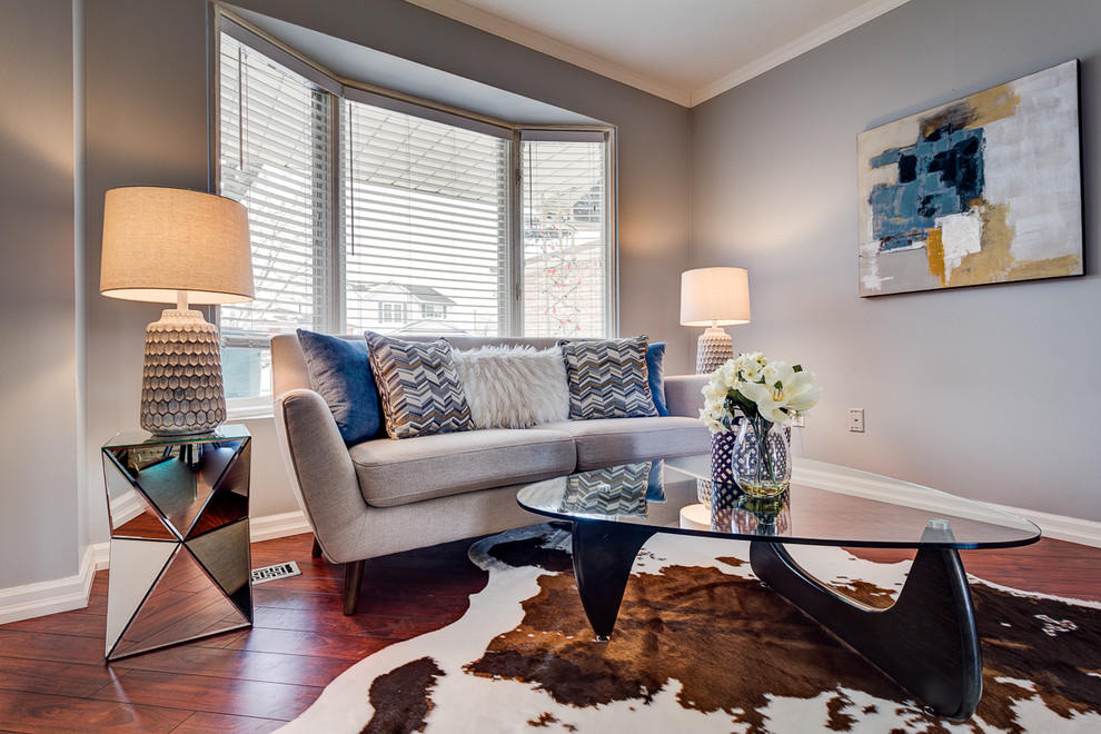 Inspiration for a contemporary living room remodel in Other