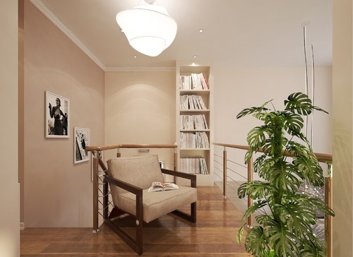 廊下や階段の踊り場などのスペースは インテリアを楽しめる絶好の空間 Houzz ハウズ