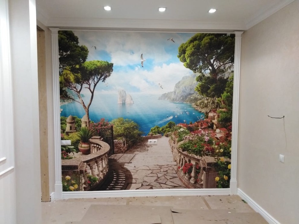 Фото с проектов в процессе монтажа