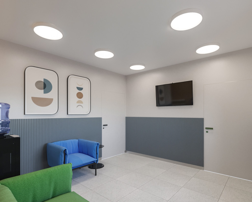 Интерьер общественных помещений офтальмологической клиники