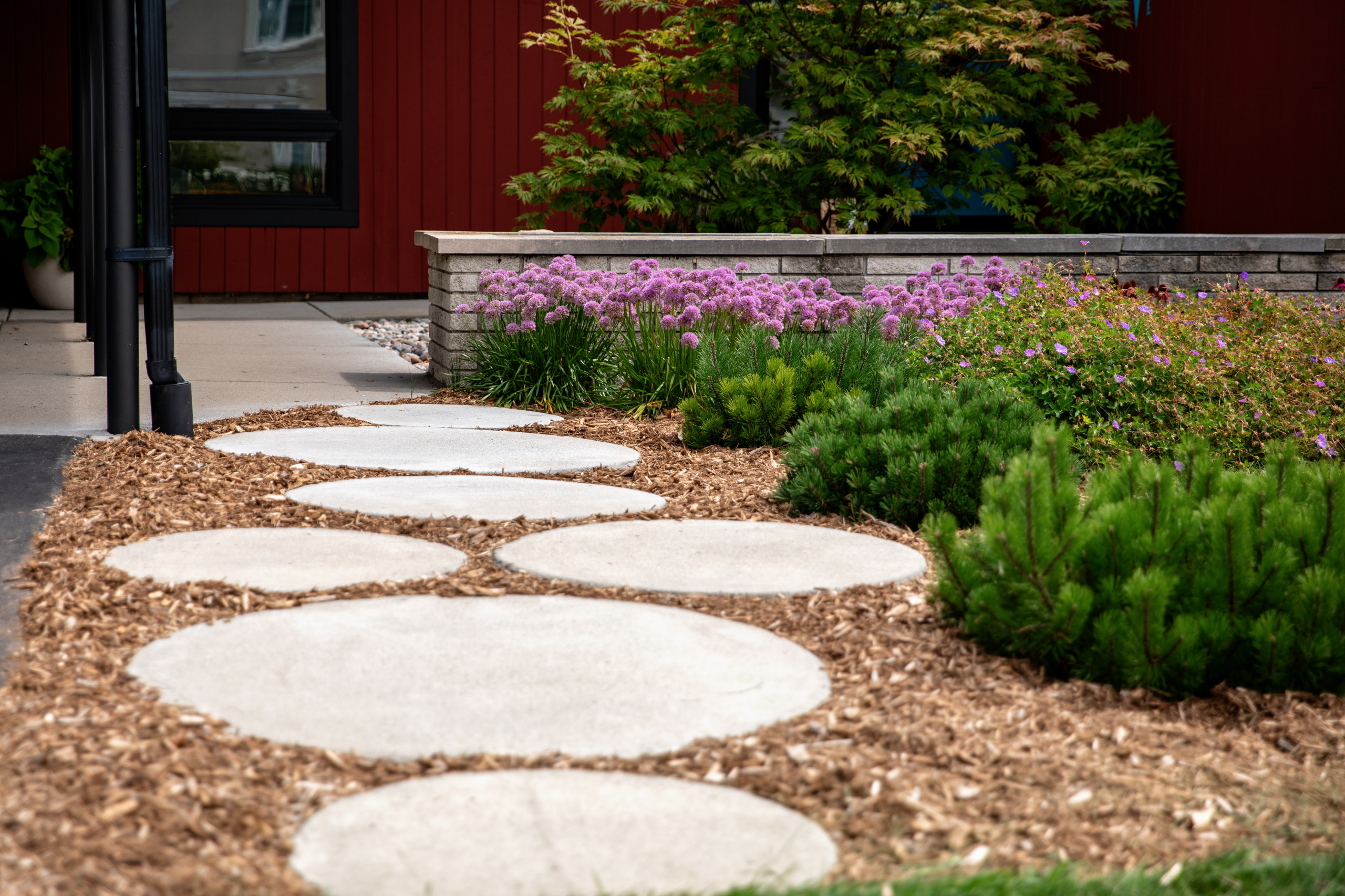 Mid-Century Modern Front Yard - East Lansing, MI